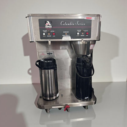 Premium Condition – American Metal Ware Columbia Series – Commercial Coffee Brewer – Dual Shuttle & Airpot – UL & NSF Listed – Fully Tested & Operational!