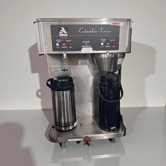 Premium Condition – American Metal Ware Columbia Series – Commercial Coffee Brewer – Dual Shuttle & Airpot – UL & NSF Listed – Fully Tested & Operational!
