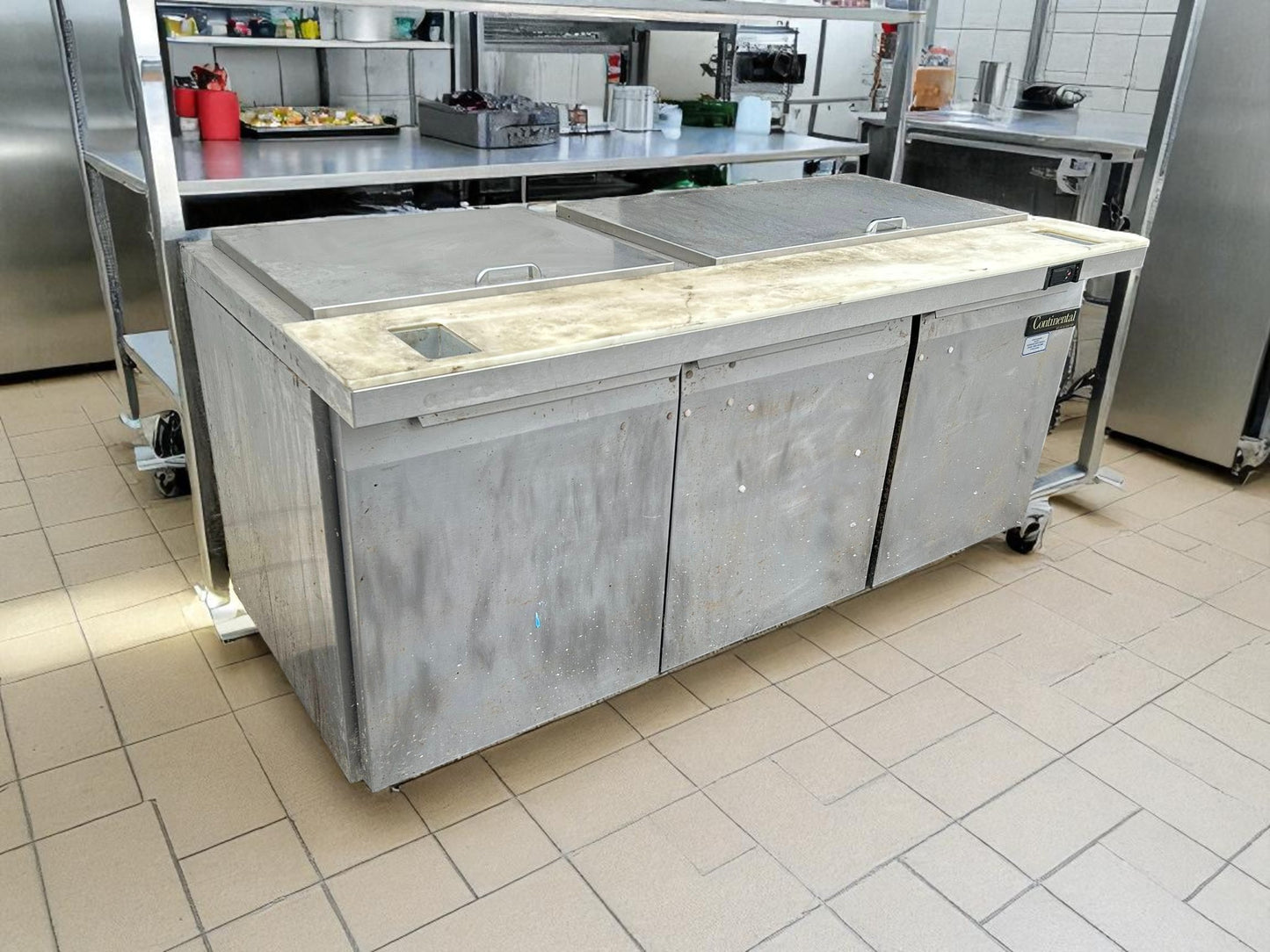 Top-Tier Condition – Continental SW72-30M – 72" Mighty Top Sandwich / Salad Prep Table – 115V – NSF & UL Listed – Fully Tested & Operational!