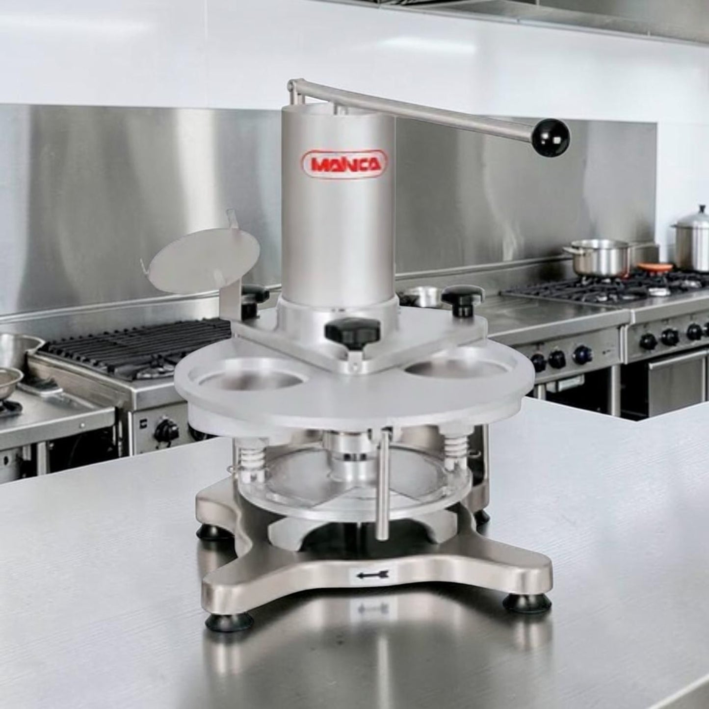 Excellent Condition – Mainca MH-120 INT – Manual 4 3/4" Hamburger Patty Former – Interchangeable Patty & Meatball Mould System – NSF Certified – Fully Tested & Operational!