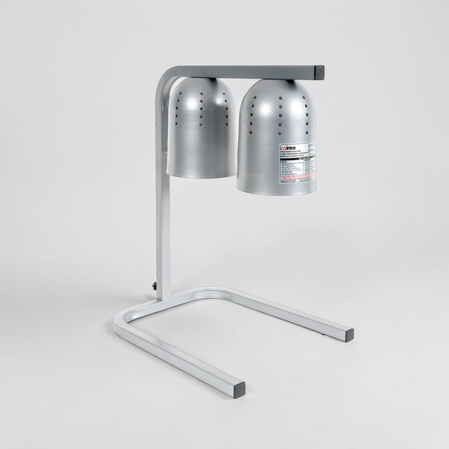 Brand-New Condition – Winco EHL-2C – Commercial Dual-Bulb Heat Lamp – 3-Position Adjustable Height – 500W – 120V – Open Box!