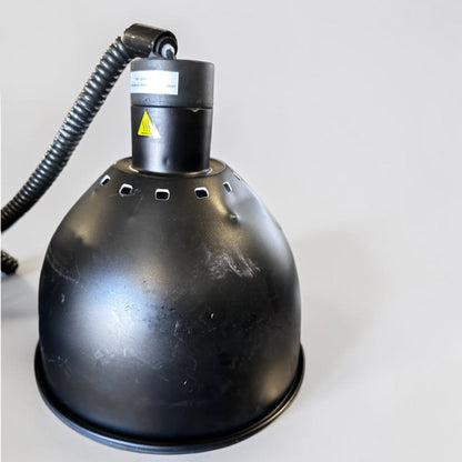 Superb Condition – ServIt HLR85BK – Retractable-Cord Ceiling-Mount Heat Lamps – Black 11¼-Inch Round Dome – 120V, 250W – Qty. 2 – Fully Tested & Operational!