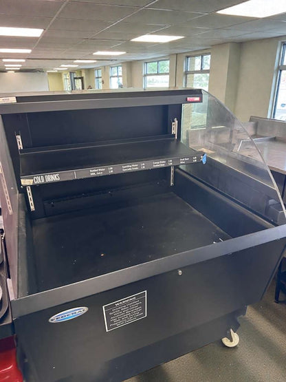 Outstanding Condition – Federal Industries Commercial Open-Top Cold Drink & Bottle Merchandiser – Ice & Beverage Chest – UL Listed – Fully Tested & Operational!