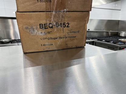 Brand-New Condition – Tuxton BEQ-0452 – Eggshell China Sugar Packet Holders / Caddies – 12 per Case – 36 Pieces Total – Ready for Immediate Service!