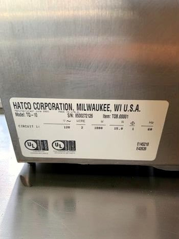 Superior Condition – Hatco TQ-10 Toast-Qwik – Commercial Conveyor Toaster – Up to 300 Slices/Hour – 2" Opening – 120V – UL Listed – Fully Tested & Operational!