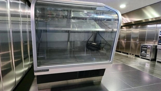 Impeccable Condition – C. Schmidt EHD-4 Refrigerated Deli Display Case – Curved Glass – 115V – Fully Tested & Operational
