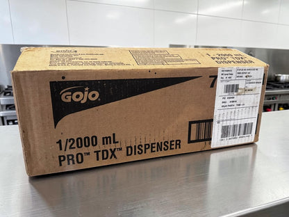Immaculate Condition – GOJO 7200-01 PRO TDX 2000 – 2,000 mL Manual Soap & Sanitizer Dispenser – Wall-Mount – New & Ready for Installation!
