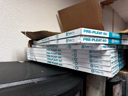 Brand New Condition – AAF Flanders PRE-PLEAT 40 LPD – Commercial MERV 8 Pleated Air Filter – Low Pressure Drop – UL 900 Classified – New Old Stock!
