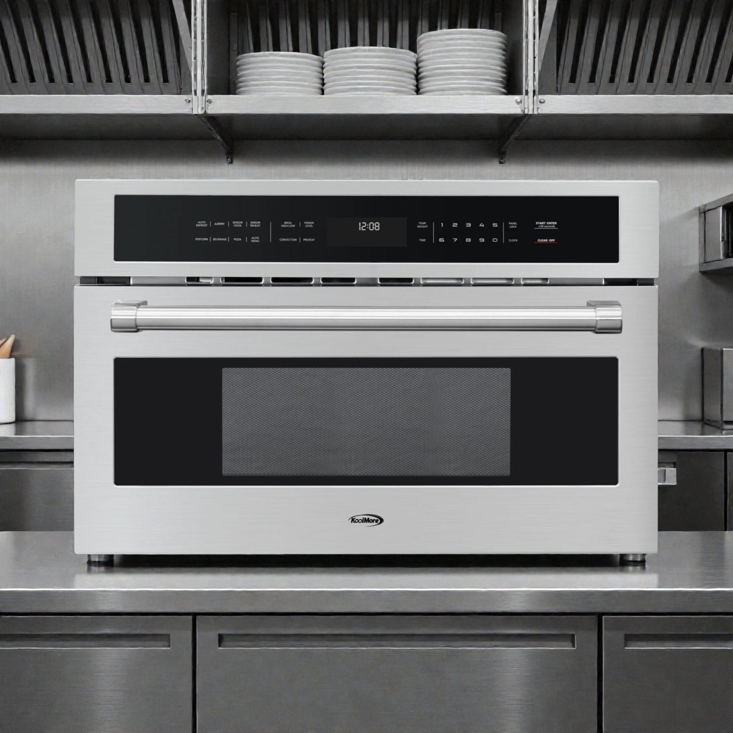 Brand New Premium Condition – KoolMore KM-CWO30-SS – 30 in. Built-In Microwave with Convection Oven & Air Fryer – 1.6 Cu. Ft. – UL Certified – Never Used in Original Box!