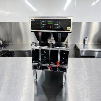 Exceptional Condition – Curtis GEMTS10A1000 G3 Gemini Twin Satellite Coffee Brewer – 1.5 Gallon – 220V – Fully Tested & Operational!