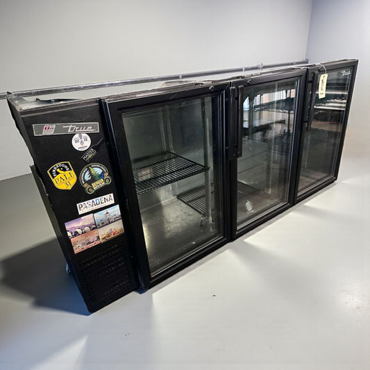 Outstanding Condition – TRUE Commercial Back Bar Glass Door Refrigerator – 72" – 115V – UL Listed – Fully Tested & Operational!