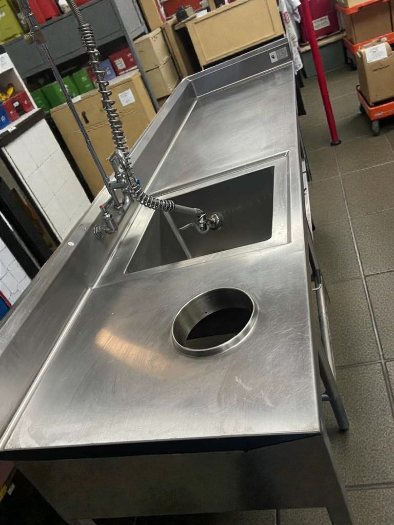 Immaculate Condition – ICM Commercial Stainless Steel Prep Sink Table  - Fully Tested & Working!