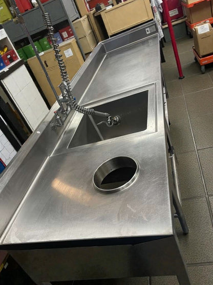 Immaculate Condition – ICM Commercial Stainless Steel Prep Sink Table  - Fully Tested & Working!
