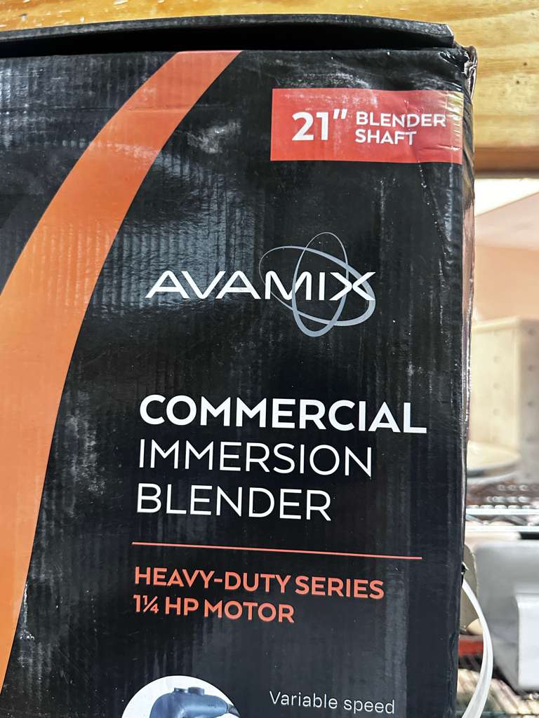 Immaculate Condition – AvaMix IBHD21 – 21" Heavy-Duty Variable Speed Immersion Blender – 1 1/4 HP – Brand New – Fully Tested & Operational!