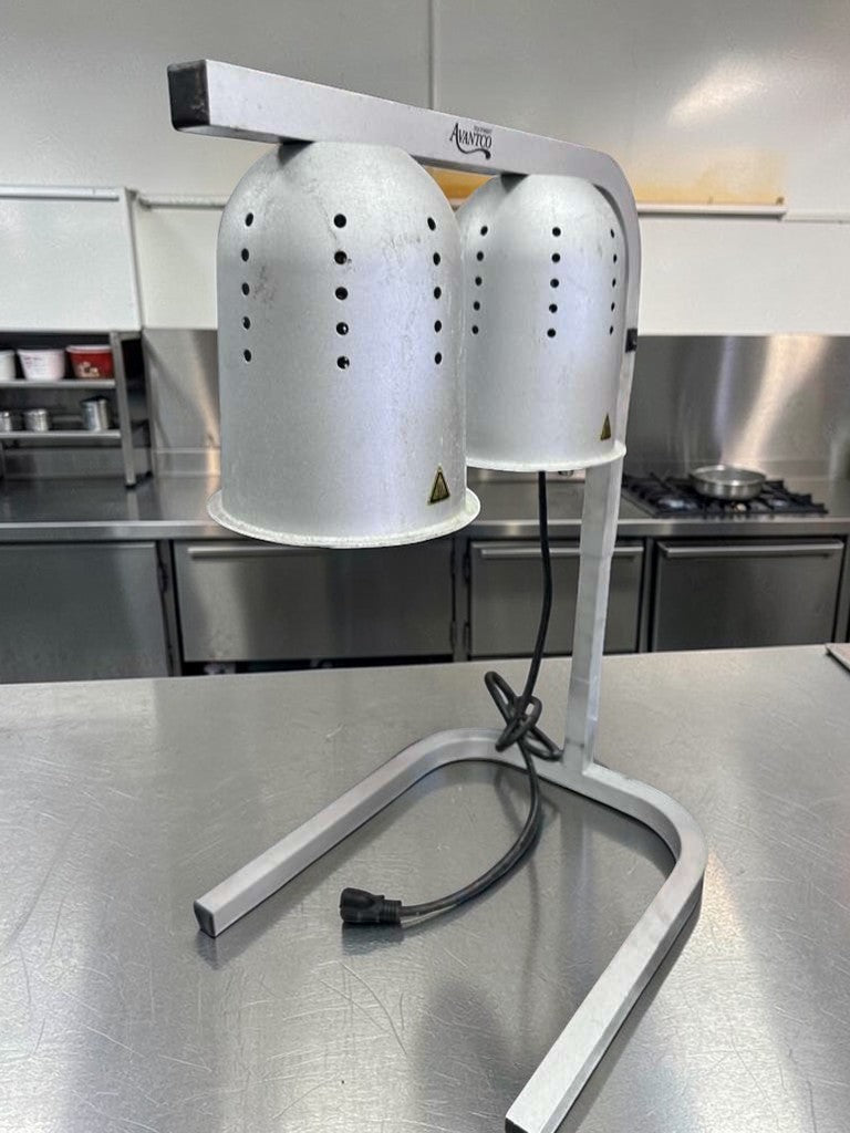 Exceptional Condition – Avantco Dual Heat Lamp Food Warmer Station – Commercial Countertop – 120V – Fully Tested & Operational!