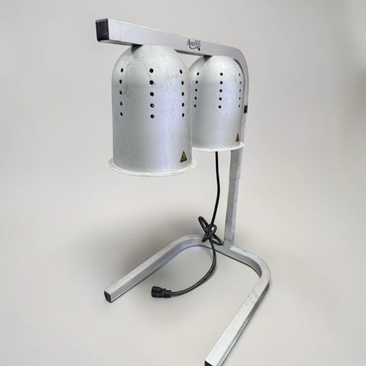 Exceptional Condition – Avantco Dual Heat Lamp Food Warmer Station – Commercial Countertop – 120V – Fully Tested & Operational!