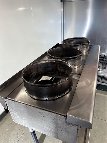 High-Grade Condition – Star Max ORHP-336 – 36" Stainless Steel Countertop 3-Burner Flex-System Wok Range – Natural Gas – 90,000 BTU – Fully Tested & Operational!