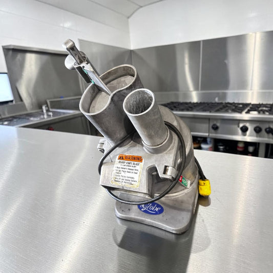Superior Condition – Globe GFP500 – Commercial Continuous-Feed Food Processor & Vegetable Cutter – 600 lb/hr Capacity – 1/2 HP – 115V – Fully Tested & Operational!