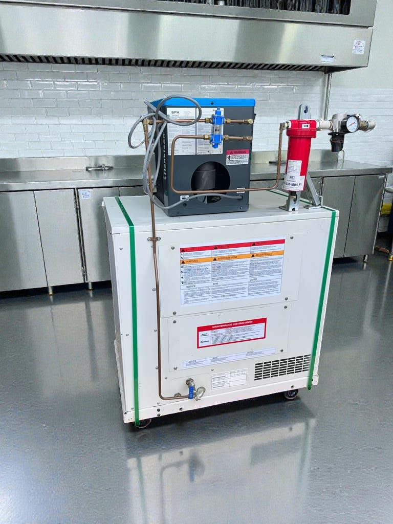 Superior Condition – Powerex Oil-Less Scroll Air Compressor w/ SPX Hankison Air Dryer – 115V – Fully Tested & Working!