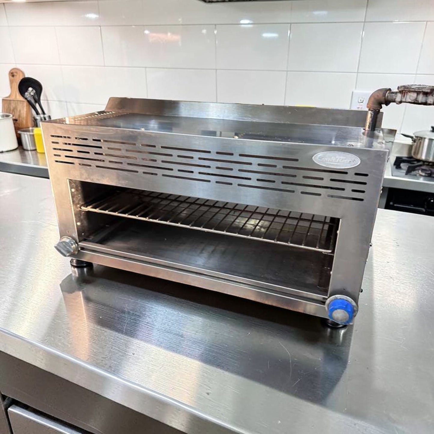 Superior Condition – Atosa ATCM-36 CookRite 36" Gas Cheesemelter – Dual Infrared Burners – Commercial Salamander Broiler – Fully Tested & Operational!