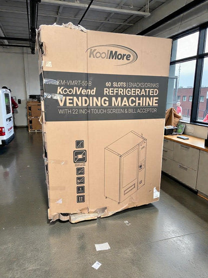 Brand New Condition – KoolMore KoolVend Refrigerated Vending Machine (Scratch & Dent)
