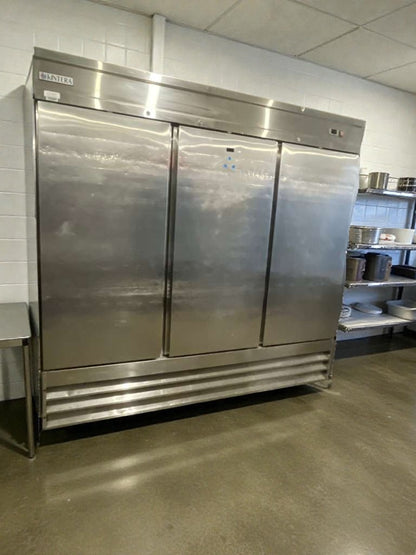 Pristine Condition – Kintera 3-Door Commercial Reach-In Refrigerator – 115V / Single Phase – Fully Tested & Working!