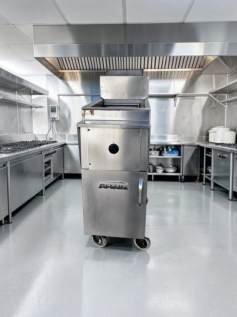 Dependable Condition – Imperial IPC-14 – Commercial 12-Gallon Gas Pasta Cooker – 105,000 BTU – Stainless Steel – Floor Model – Fully Tested & Operational!