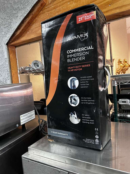 Immaculate Condition – AvaMix IBHD21 – 21" Heavy-Duty Variable Speed Immersion Blender – 1 1/4 HP – Brand New – Fully Tested & Operational!
