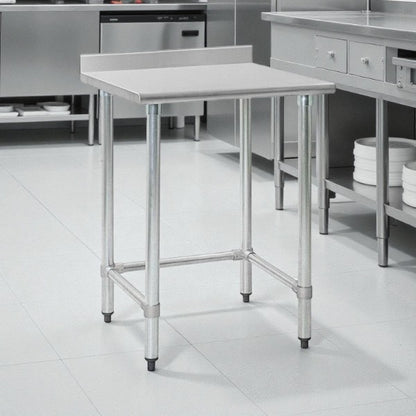 Excellent Find – Eagle Group T3030GTE-BS – 30" x 30" Stainless Steel Commercial Work Table with 4½" Backsplash – Fully Tested & Ready for Use!