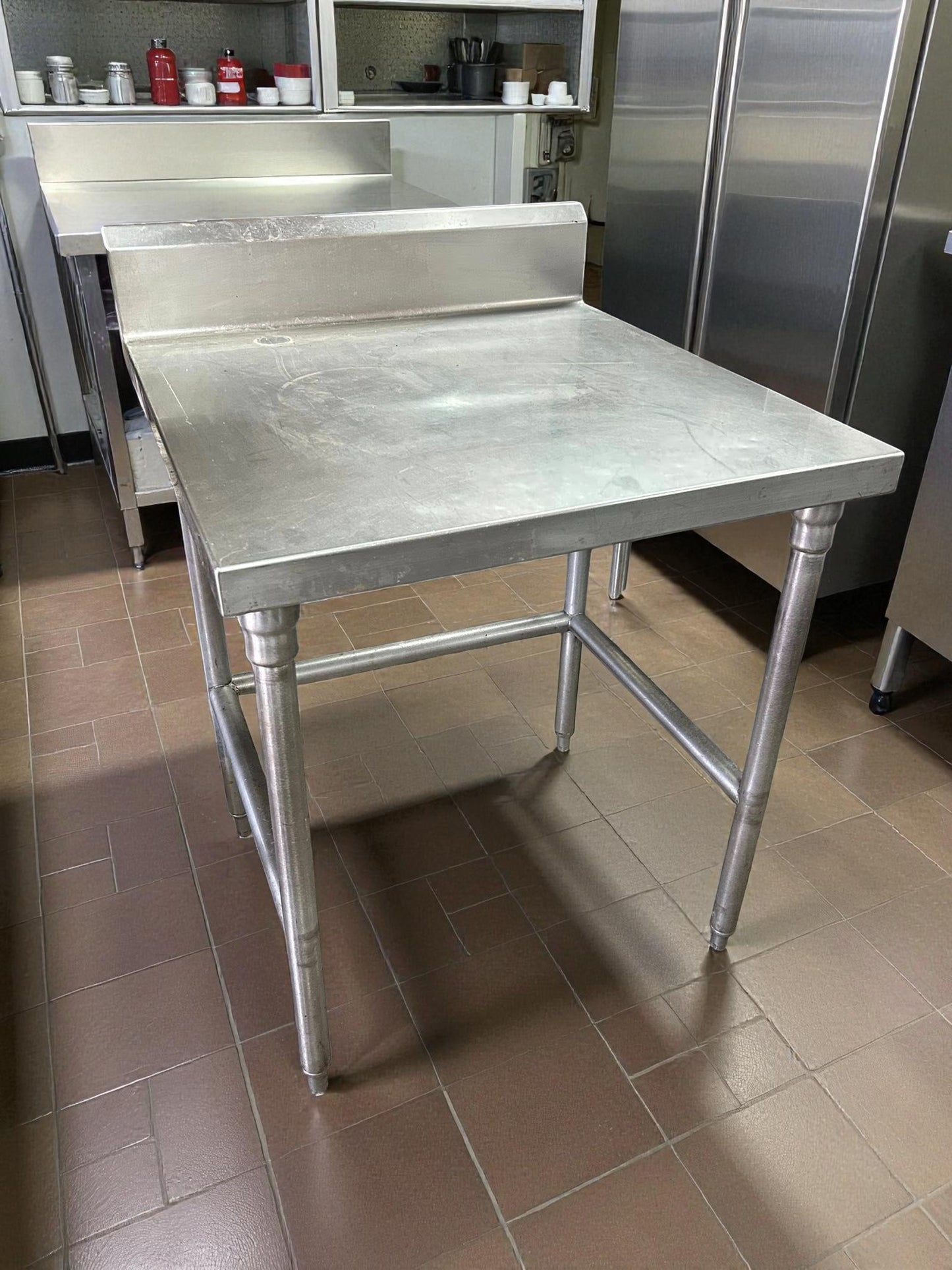 Excellent Find – Eagle Group T3030GTE-BS – 30" x 30" Stainless Steel Commercial Work Table with 4½" Backsplash – Fully Tested & Ready for Use!
