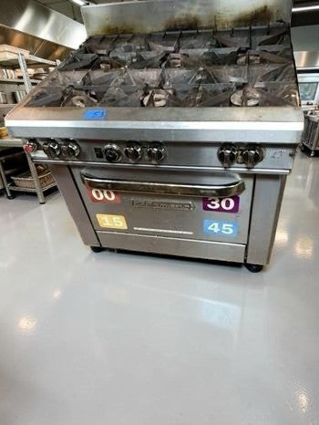 Exceptional Condition – Southbend S36D – 36" Commercial 6-Burner Natural Gas Range with Standard Oven – 203,000 BTU – Fully Tested & Operational!
