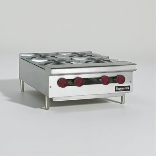Brand New Condition – Therma-Tek TCHP24-4L – 24" Countertop Gas Hot Plate / Range – 4 Burners – Factory Sealed – Ready for Immediate Use!