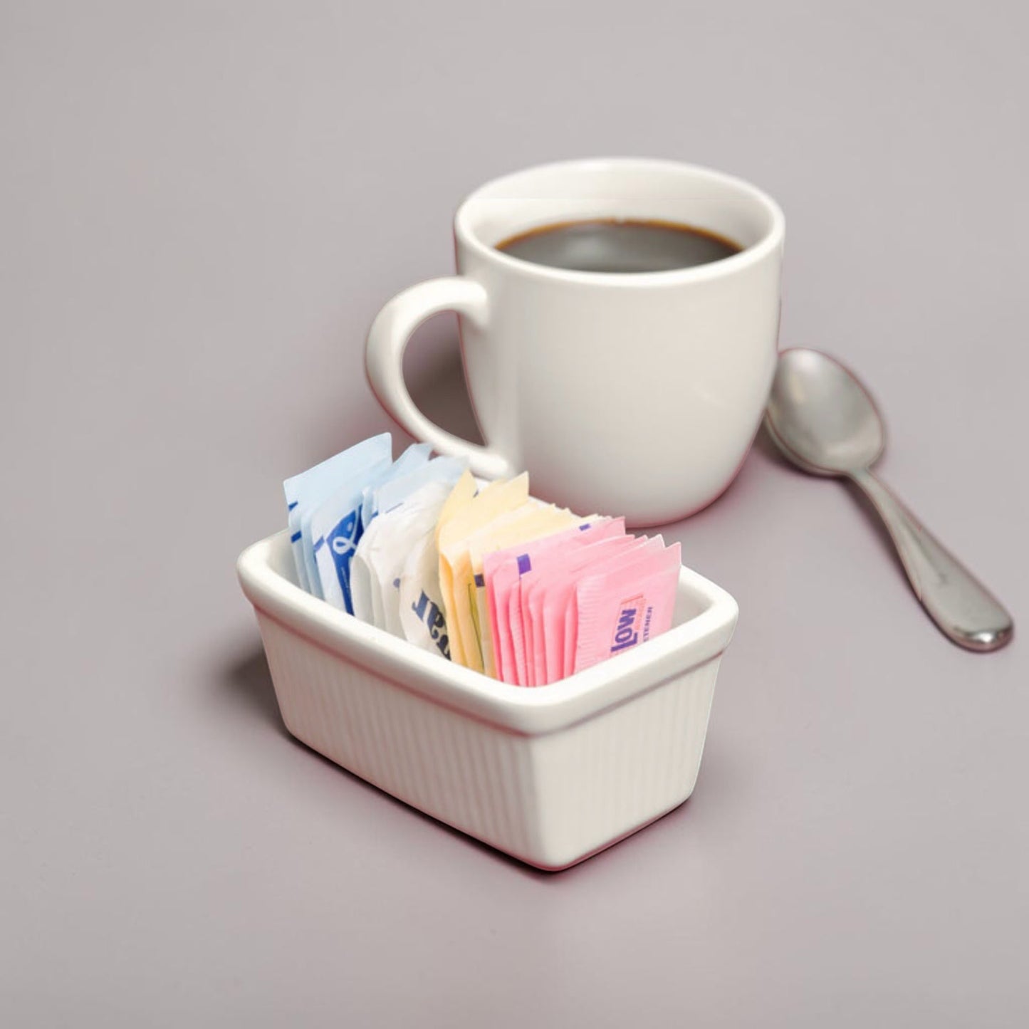 Brand-New Condition – Tuxton BEQ-0452 – Eggshell China Sugar Packet Holders / Caddies – 12 per Case – 36 Pieces Total – Ready for Immediate Service!