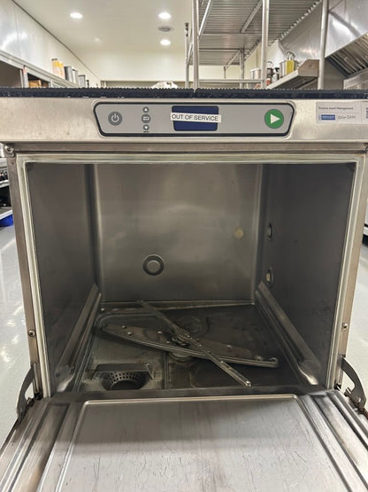Dependable Condition – Hobart LXEH – 24" High-Temperature Undercounter Dishwasher with Rinse Pump – 32 Racks per Hour – 120/208–240V – NSF & UL Listed – Service Required!