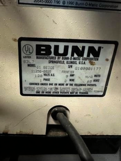 Pristine Condition – BUNN G1 Commercial Coffee Grinder – 120V / Single Phase – Fully Tested & Working!