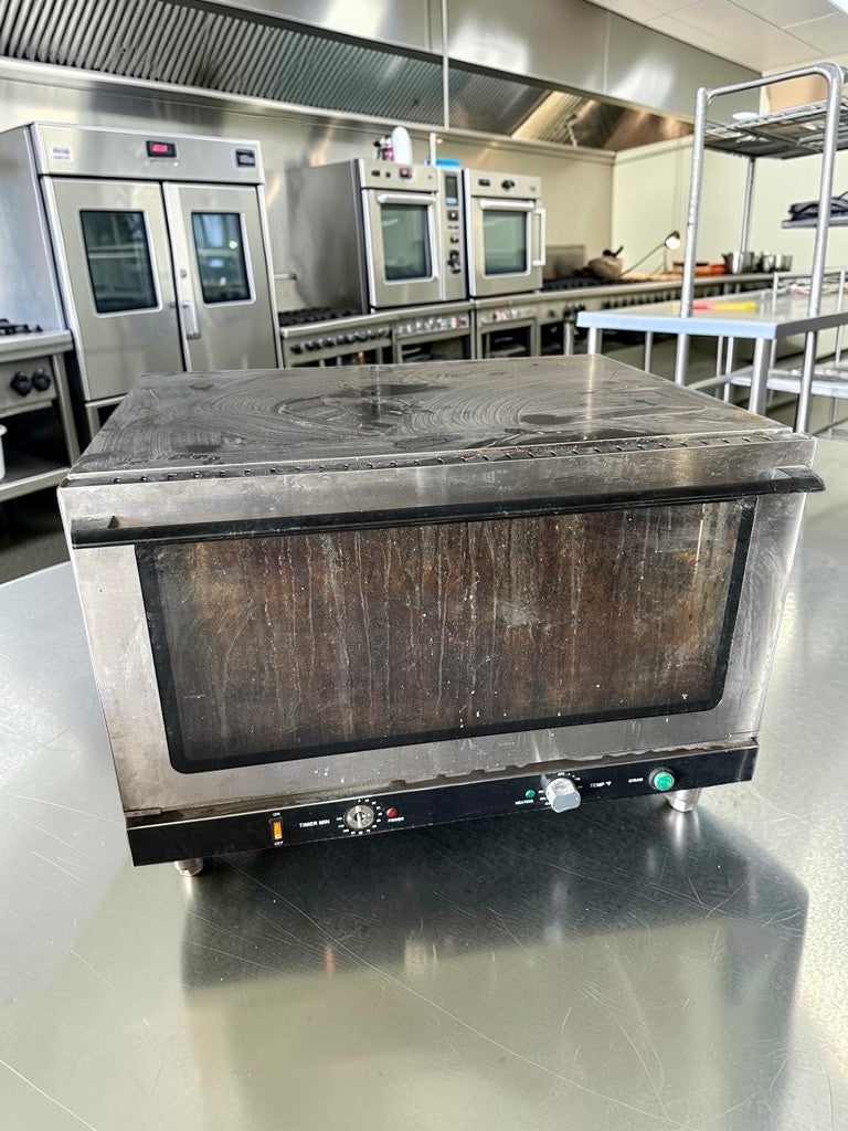 Professionally Maintained Condition – Cooler Depot FD-100 – Full-Size Commercial Countertop Electric Convection Oven – 4-Tier – Dual Fan – Steam/Humidity Function – 208-240V – 3,500-4,600W – Fully Tested & Operational!