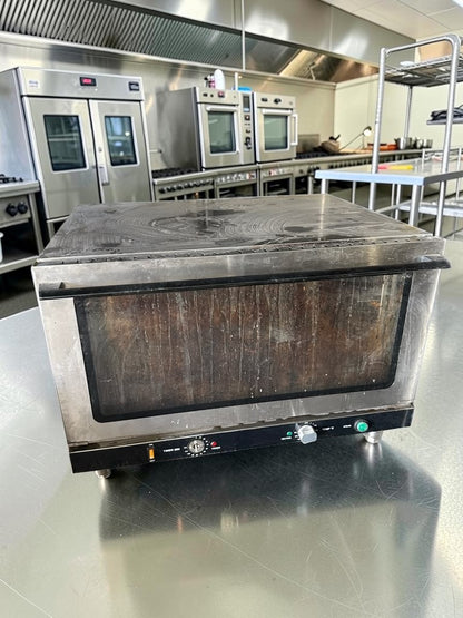 Professionally Maintained Condition – Cooler Depot FD-100 – Full-Size Commercial Countertop Electric Convection Oven – 4-Tier – Dual Fan – Steam/Humidity Function – 208-240V – 3,500-4,600W – Fully Tested & Operational!