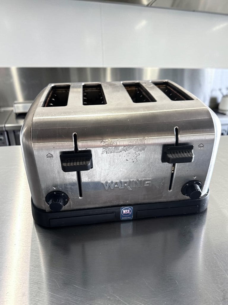 Outstanding Condition – Waring WCT708 – Commercial Four-Slice Pop-Up Toaster – 120V – NSF & UL Listed – Fully Tested & Operational!