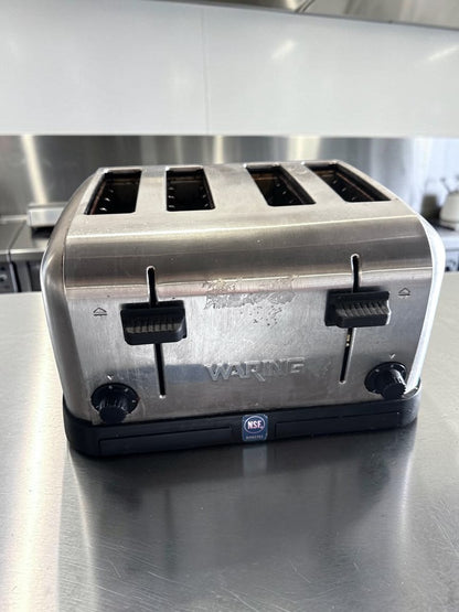 Outstanding Condition – Waring WCT708 – Commercial Four-Slice Pop-Up Toaster – 120V – NSF & UL Listed – Fully Tested & Operational!