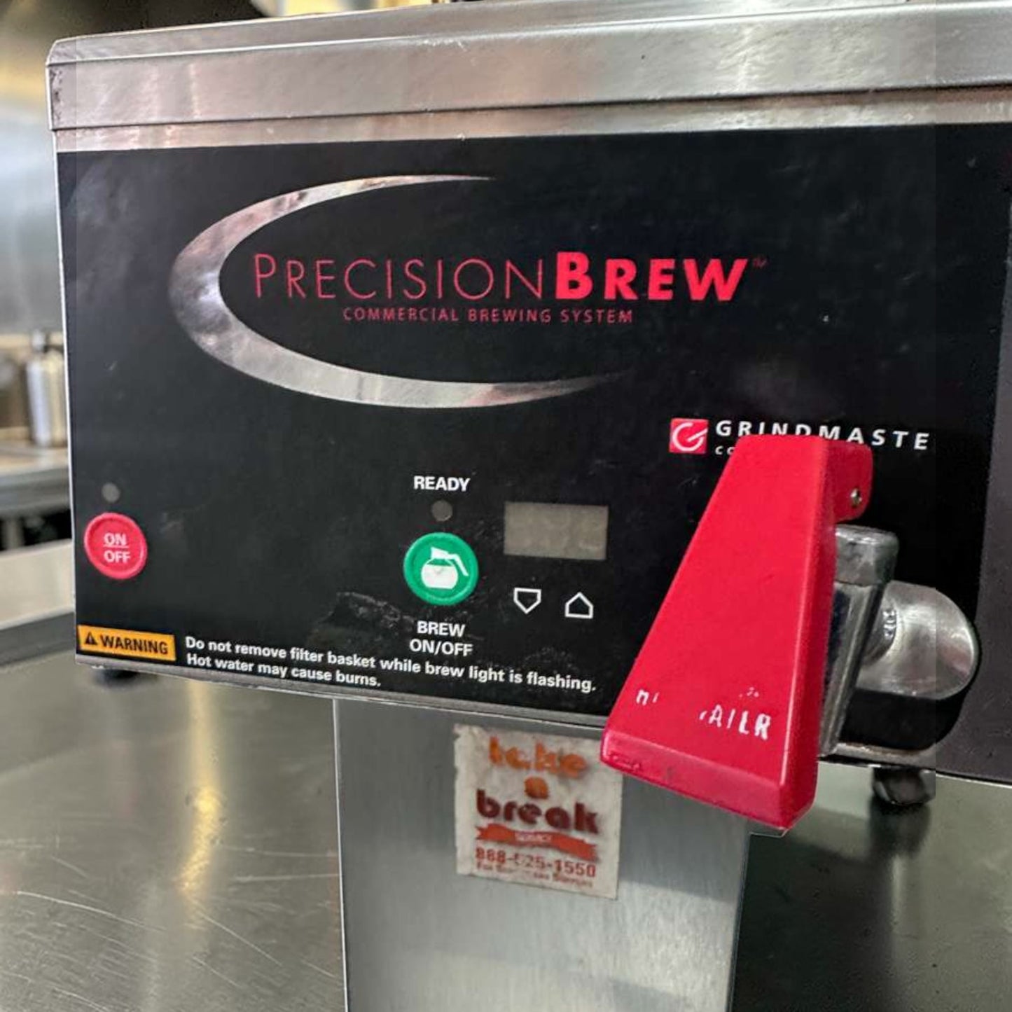 Superb Condition – Grindmaster B-SAP PrecisionBrew Coffee Brewer – Dual Airpot – Automatic – 120V Commercial Stainless Steel – Fully Tested & Operational!