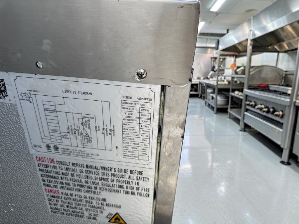 Optimal Condition – Cooler Depot CB60 – 60" Commercial Two-Drawer Refrigerated Chef Base – Heavy-Duty Stainless Steel Top – 115V – NSF-Compliant Design – Fully Tested & Operational!
