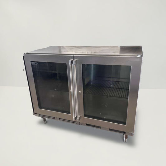 Elite Condition – Perlick HC48RBST Commercial Back Bar Refrigerator – 48" Glass Door – 115V – UL Listed – Fully Tested & Operational!
