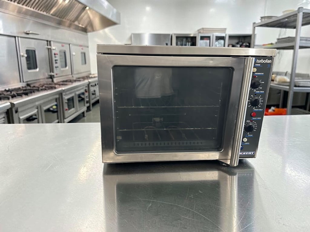 First-Class Condition – Moffat E31D4 Turbofan® – Half-Size Countertop Electric Convection Oven – 4-Pan Capacity – 208V / 1 Phase – 2.9 kW – Fully Tested & Operational!