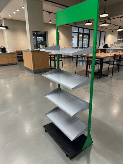 Prime Condition – Commercial Retail Gondola Display Shelf – 4-Tier Merchandising Unit – Heavy-Duty Construction – Fully Inspected & Ready for Use!