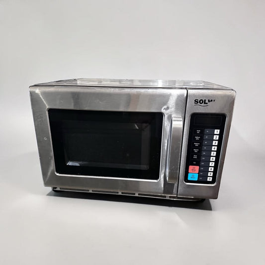 Elite Condition – Solwave 180MW1200T – Commercial Stainless Steel Microwave Oven – 1.2 Cu. Ft. – 120V – 1200W – UL & ETL Listed – Fully Tested & Operational!