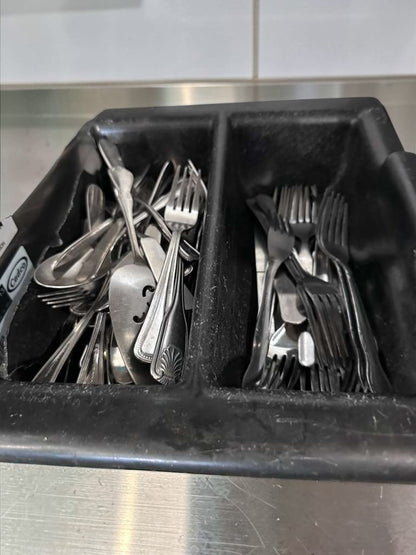 Exceptional Condition – Commercial Stainless Steel Flatware Lot – Restaurant Forks & Spoons – Bulk Set – Fully Serviceable!
