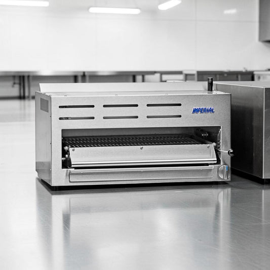 Elite Condition – Imperial IRSB-36NG Commercial Salamander Broiler – 36" Infrared Natural Gas – Heavy Duty – Fully Tested & Operational!