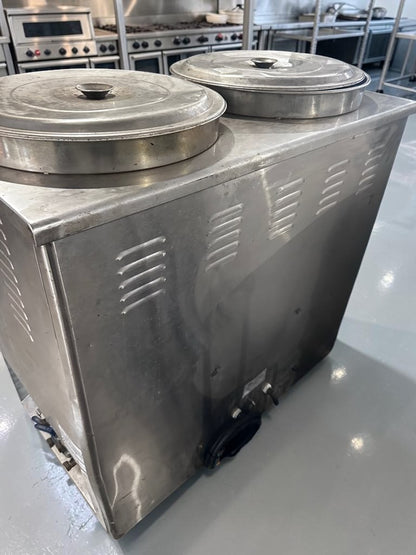 Prime Condition – Wellborn BS-65L2 – 130-Liter Double-Tank Electric Soup & Porridge Cooker – 15 kW – 220V – Fully Tested & Operational!