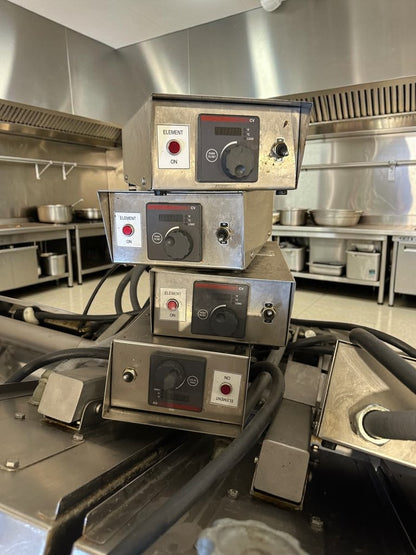 High-Grade Condition – Keating 72x30 MIRACLEAN – 72" Heavy-Duty Commercial Gas Griddle with Top-Side Cooker Attachments – 180,000 BTU – Fully Tested & Operational!