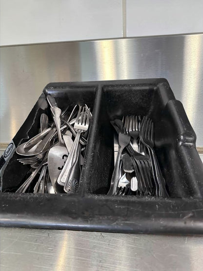 Exceptional Condition – Commercial Stainless Steel Flatware Lot – Restaurant Forks & Spoons – Bulk Set – Fully Serviceable!
